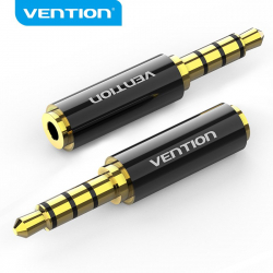 Кабел/адаптер Vention адаптер Adapter Audio 3.5mm M - 2.5mm F Black Metal - BFBB0