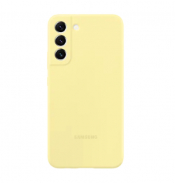 Калъф за смартфон Samsung S22+ G906 Silicone Cover Yellow