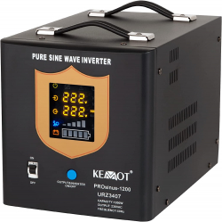 Инвертор KEMOT URZ3407B 12/220V, 1200W, чиста синусоида, UPS функция