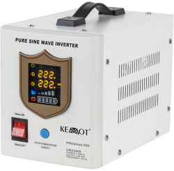 Инвертор KEMOT URZ3405, 12VDC-220VAC, 500W, UPS функция