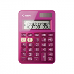 Канцеларски продукт Canon Настолен калкулатор LS-100KM, 10-разряден, розов