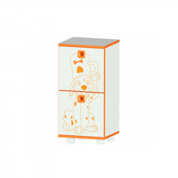 Шкаф RFG Rocky, с 2 чекмеджета, 400 х 370 х 800 mm, ПДЧ 18 mm, с колелца