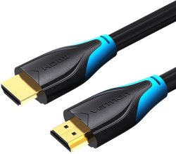 Кабел/адаптер Vention Кабел HDMI v2.0 M - M 4K-60Hz Gold - 3M Black - AACBI
