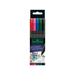 Канцеларски продукт Faber-Castell Grip Тънкописец, 0.4 mm, 5 цвята