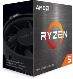Процесор AMD CPU Desktop Ryzen 5 6C-12T 5500 (3.6-4.2GHz Boost, 19MB, 65W, AM4) Box