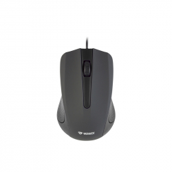 Мишка Yenkee 1015BK, оптична, USB, с кабел, черна