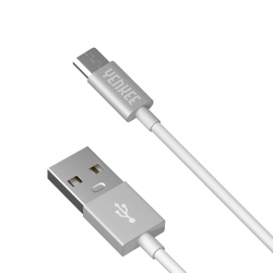 Кабел/адаптер Yenkee Кабел 221 WSR, USB-A Male към Micro USB-B Male, 1 m