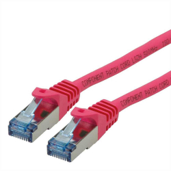 Медна пач корда ROLINE 21.15.2894 :: S-FTP Patch кабел Cat.6A, Component Level Tested, LSOH 1.5 м