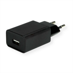 Кабел/адаптер VALUE 19.99.1092 :: VALUE USB зарядно у-во, QC3.0, 1 порт, 18 W на най-ниска цени
