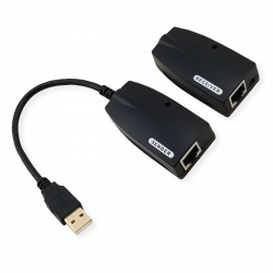 Кабел/адаптер ROLINE 12.99.1123 :: VALUE USB 2.0 удължителен кабел, RJ-45, до 50.0 м