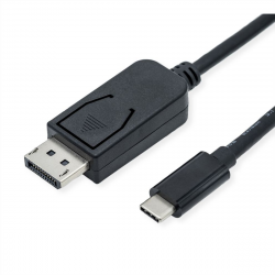 Кабел/адаптер ROLINE 11.04.5837 :: Type C - DisplayPort кабел, v1.4, M-M, 3.0 м