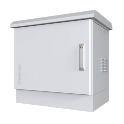 MR.IP66D60409U.03 :: IP66 outdoor шкаф, 19", 600 x 400 x 505 мм - 9U, D=400мм, бял