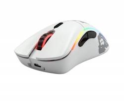 Мишка Геймърска мишка Glorious Model D- Wireless (Matte White)