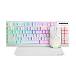 Клавиатура Gaming COMBO CM310 3-in-1 White - Keyboard, Mouse 1000 Hz, Mousepad