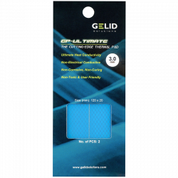 Термо пад GELID GP-ULTIMATE 120×20 THERMAL PAD, Value Pack (2pcs included): 3 mm