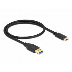 Кабел/адаптер Кабел Delock USB-C мъжко - USB 3.2 A мъжко, 0.5 м