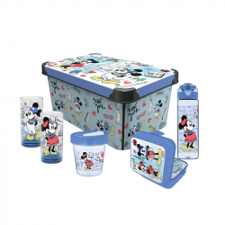 Disney Комплект Travel, кутия за съхранение 10 L, кутия 1 L, чаша за пътуване 350 ml