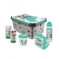 Disney Комплект Travel, кутия за съхранение 10 L, кутия 1 L, чаша за пътуване 350 ml