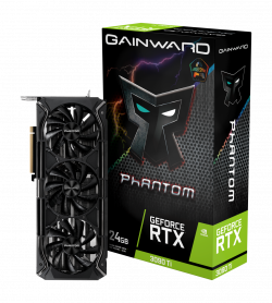 Видеокарта Gainward GeForce RTX 3090Ti Phantom 24GB GDDR6X, 384 bit, DP 1.4a x3