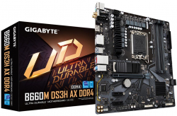 Дънна платка GIGABYTE B660M DS3H AX DDR4 LGA 1700 1xHDMI 2xDP 4xSATA3