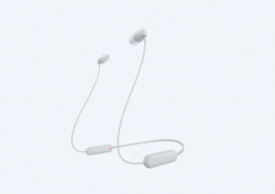 Слушалки Sony Headset WI-C100, бели