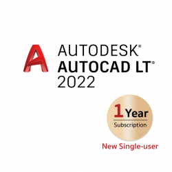 Софтуер Софтуер Autodesk AutoCAD LT 2022 - Subscription - 1 Seat, 1 User - 1 Year