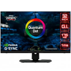 Монитор MSI Optix MPG321QRF-QD Gaming Monitor, 32" 175Hz, WQHD (2560 x 1440) 16:9