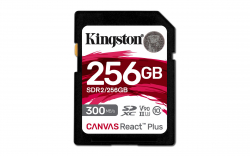 SD/флаш карта Карта памет Kingston Canvas React SDXC 256GB, UHS-II