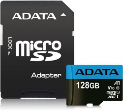 SD/флаш карта ADATA 128GB MicroSDXC UHS-I CLASS 10 (with adapter)