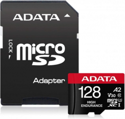 SD/флаш карта ADATA 128GB MicroSDXC UHS-I U3 V30S High (with adapter)