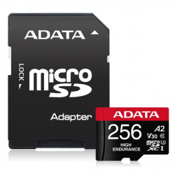 SD/флаш карта ADATA 256GB MicroSDXC UHS-I U3 V30S High (with adapter)