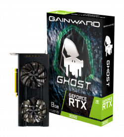Видеокарта GAINWARD GeForce RTX 3050 Ghost 8GB GDDR6 3xDisplayPort 1.4a HDMI 2.1