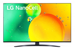 Телевизор LG 50NANO763QA, 50" Real 4K  HDR Smart Nano Cell TV, 3840x2160, DVB-T2-C-S2