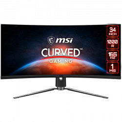 Монитор MSI MPG ARTYMIS 343CQR Curved Gaming Monitor, 34" 165Hz, UWQHD (3440 x 1440)