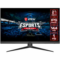 Монитор MSI Optix G272 Gaming Monitor, 27" 144Hz, FHD (1920x1080) 16:9, IPS Anti-glare, 1ms