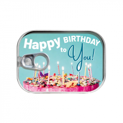 Продукт Gespaensterwald Картичка-консерва Happy Birthday To You