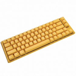 Клавиатура Геймърскa механична клавиатура Ducky One 3 Yellow SF 65%, Cherry MX Silver