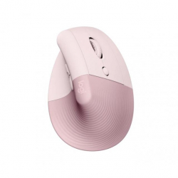 Мишка Wireless Mouse Logitech Lift Vertical, Ергономична, Розов
