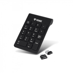 Канцеларски продукт Yenkee с цифри 4020 WL, USB Nano, черна