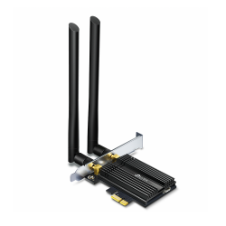 Мрежова карта/адаптер Безжичен адаптер TP-LINK Archer TX50E, AX3000, Wi-Fi 6, Bluetooth, PCI Express