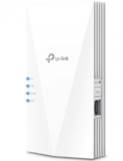 Безжичен екстендър Удължител на обхват TP-LINK RE600X, WiFi 6, AX1800, 1xGbit порт, MU-MIMO