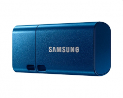 Samsung 128 GB Flash Drive, 400 MB-s, USB-C 3.1, Blue