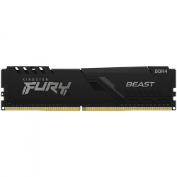Памет KINGSTON DRAM 16GB 3200MHz DDR4 CL16 DIMM FURY Beast Black