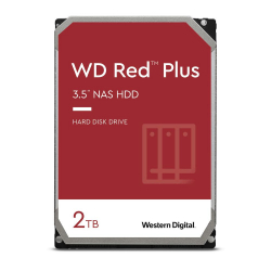 Хард диск / SSD Хард диск WD Red PLUS NAS, 2TB, 5400rpm, 128MB, SATA 3