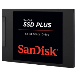 Хард диск / SSD SanDisk SSD PLUS 1TB SSD, 2.5” 7mm, SATA 6 Gbit-s, Read-Write: 535 MB-s - 450 MB-s