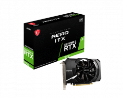 Видеокарта MSI Video Card NVidia GeForce RTX 3050 AERO ITX 8G OC, 8GB GDDR6, 128bit