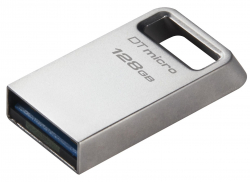 USB флаш памет KINGSTON 128GB DataTraveler Micro 200MB-s Metal USB 3.2 Gen 1