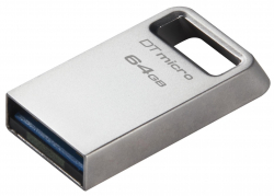 USB флаш памет KINGSTON 64GB DataTraveler Micro 200MB-s Metal USB 3.2 Gen 1