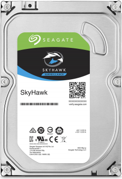 Хард диск / SSD Seagate AI Skyhawk, 4TB HHD за видеонаблюдение, SATA, 256MB cache, 5400rpm, 3.5"