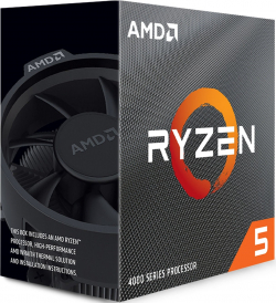 Процесор AMD CPU Desktop Ryzen 5 6C-12T 4600G (3.7-4.2GHz Boost, 11MB, 65W, AM4)
